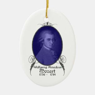 En Céramique Ornement de Wolfgang Amadeus Mozart