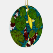 En Céramique Ornement d'ÉTANG de KOI (Droite)