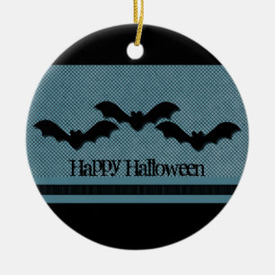 En Céramique Ornement d'Halloween chauves-chauves-déplaisantes,