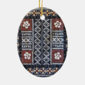 En Céramique Ornement d'impression de tissu de Tapa des Fidji (Dos)