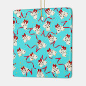 En Céramique Ornement Domino (Gauche)