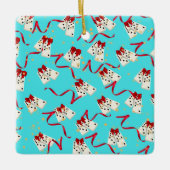 En Céramique Ornement Domino (Devant)