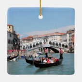 En Céramique Ornement du canal de Venise (Dos)