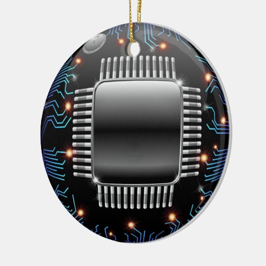 En Céramique Ornement du circuit électronique de la carte mère (Gauche)