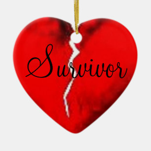 En Céramique Ornement du coeur brisé