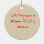 En Céramique Ornement du coucher du soleil (Dos)