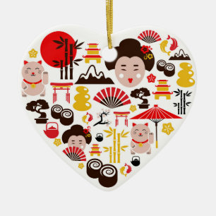 En Céramique Ornement du Japon - SRF