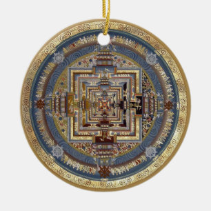En Céramique Ornement du mandala B de Kalachakra