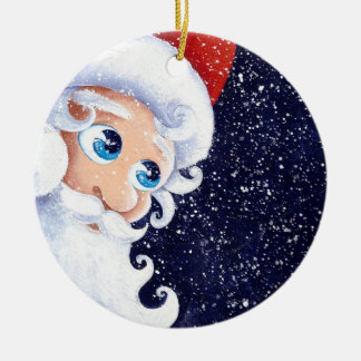 En Céramique Ornement du père noël de Noël