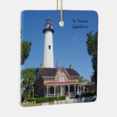 En Céramique Ornement du phare St. Simons (Droite)