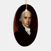 En Céramique Ornement du Président James Madison (Droite)