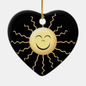 EN CÉRAMIQUE ORNEMENT DU SOLEIL (Dos)