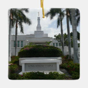En Céramique Ornement du temple de Kona