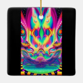 En Céramique ornement du temple de owl (Dos)