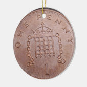 En Céramique ornement d'un cent (Gauche)