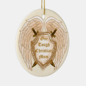 En Céramique Ornement dur de la mère chrétienne (Droite)