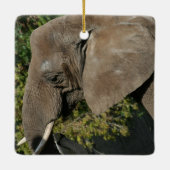 En Céramique Ornement éléphant (Dos)