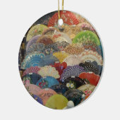 En Céramique Ornement espagnol - fans de flamenco (Gauche)