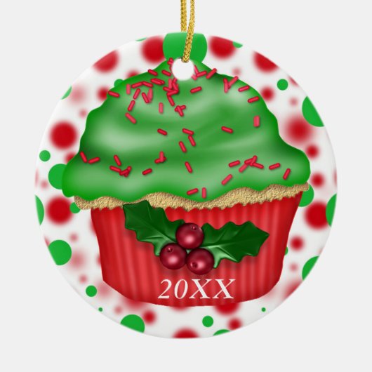 En Céramique Ornement FAIT SUR COMMANDE 2012 de PETIT GÂTEAU de (Devant)