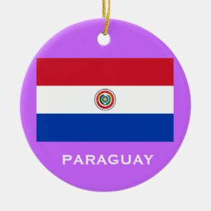 En Céramique Ornement fait sur commande de Noël de PARAGUAY*