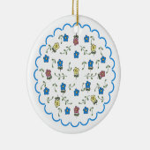 En Céramique Ornement floral (Droite)