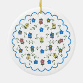 En Céramique Ornement floral (Dos)