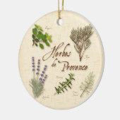 En Céramique Ornement Herbes de Provence (Gauche)
