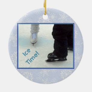 En Céramique Ornement "Ice Time"