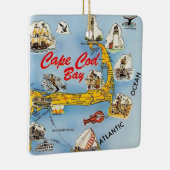 En Céramique Ornement illustré de Cape Cod (Droite)