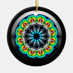 En Céramique Ornement Mandala de géométrie