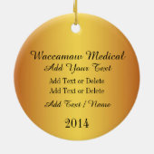 En Céramique Ornement Médicale - SRF (Dos)