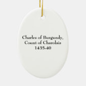 En Céramique Ornement médiéval de chevalier (Dos)