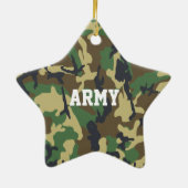 En Céramique Ornement militaire de Noël (Dos)