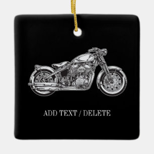 En Céramique Ornement moto
