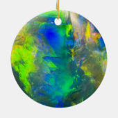 En Céramique Ornement opal bleu (Dos)