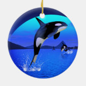 En Céramique Ornement Orca (Dos)