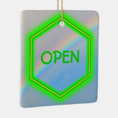 En Céramique Ornement - Ouvert - Panneau fermé (Droite)