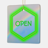 En Céramique Ornement - Ouvert - Panneau fermé (Gauche)