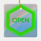 En Céramique Ornement - Ouvert - Panneau fermé (Devant)