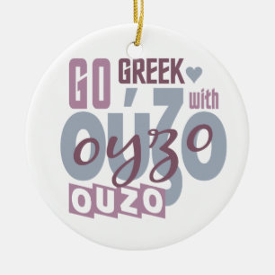 En Céramique Ornement ouzo