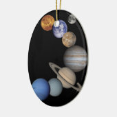 En Céramique Ornement ovale (Gauche)
