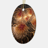 En Céramique Ornement ovale de bronze (Gauche)