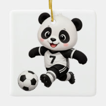 Ornement Panda de Football