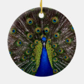 En Céramique Ornement Peacock (Dos)