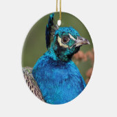 En Céramique Ornement Peacock (Droite)