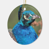 En Céramique Ornement Peacock (Gauche)