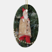 En Céramique Ornement - Père Noël à l'ancienne (Droite)