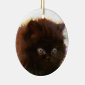 En Céramique Ornement persan noir de chaton (Droite)