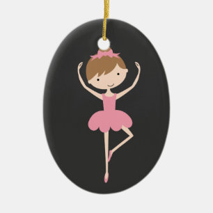 En Céramique Ornement personnalisé de Noël de ballerine