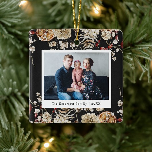 En Céramique Ornement photo botanique